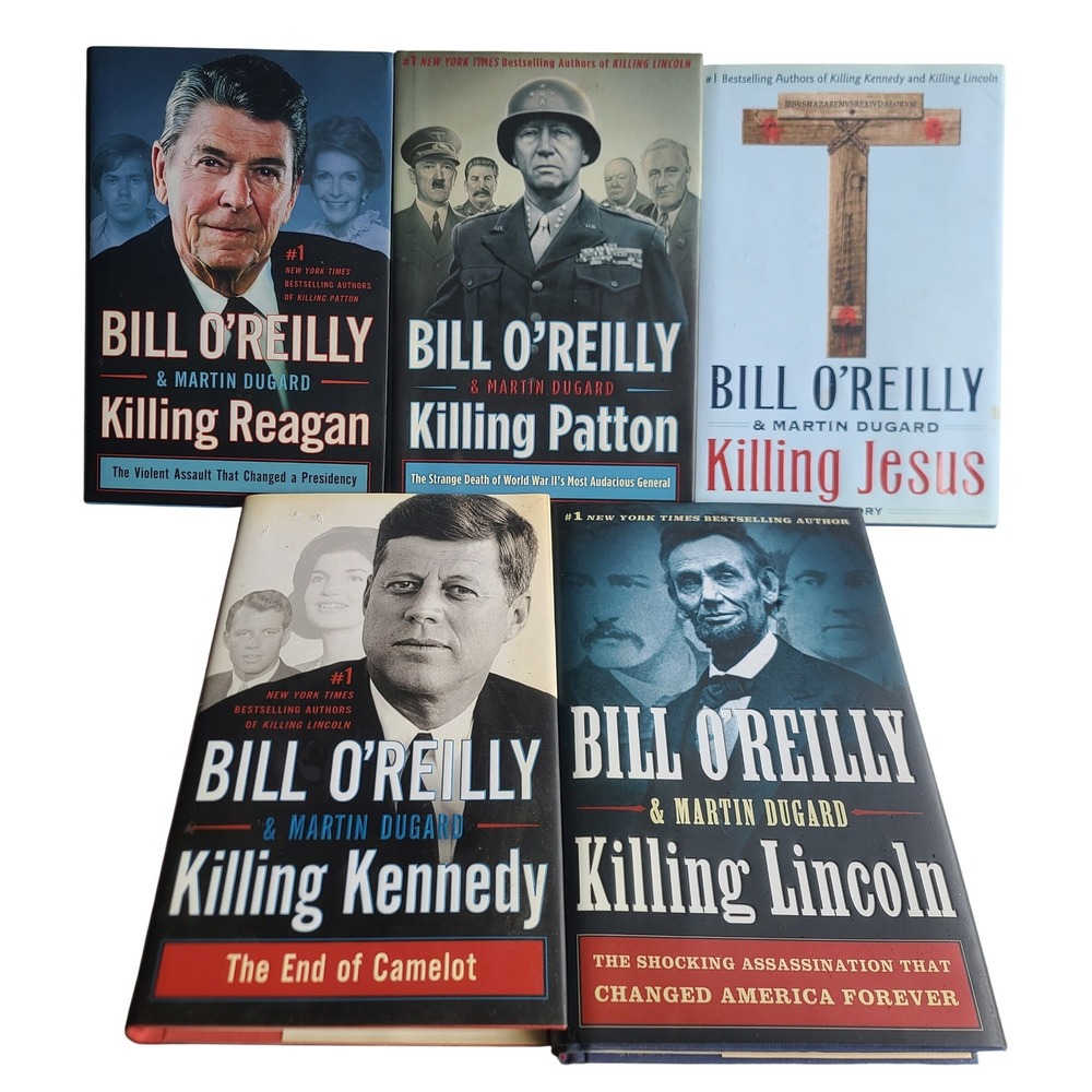 Bill O'Reilly Martin Dugard Killing Series First 5 Hardcover Book Lot Nonfiction